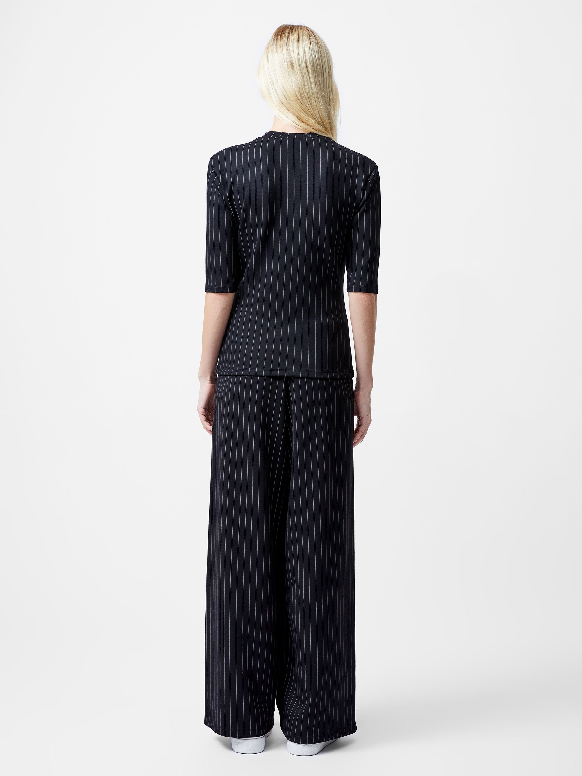 Regina Jersey Shoulder Pad Tee