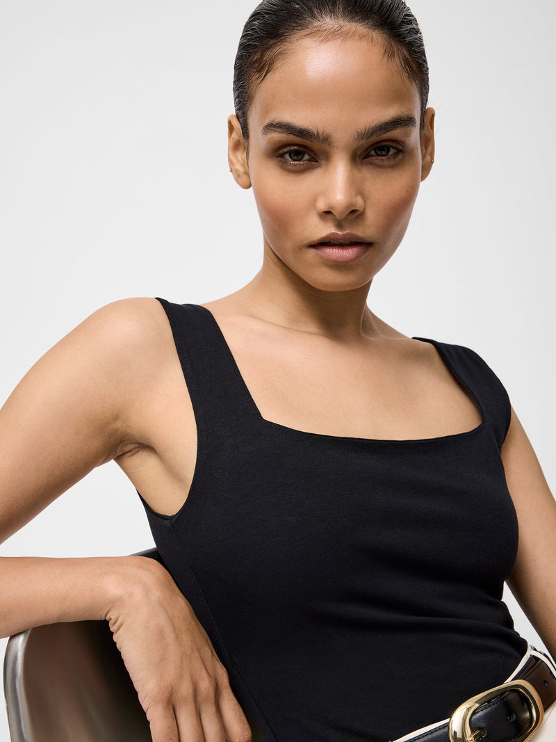 Rallie Square Neck Bodysuit