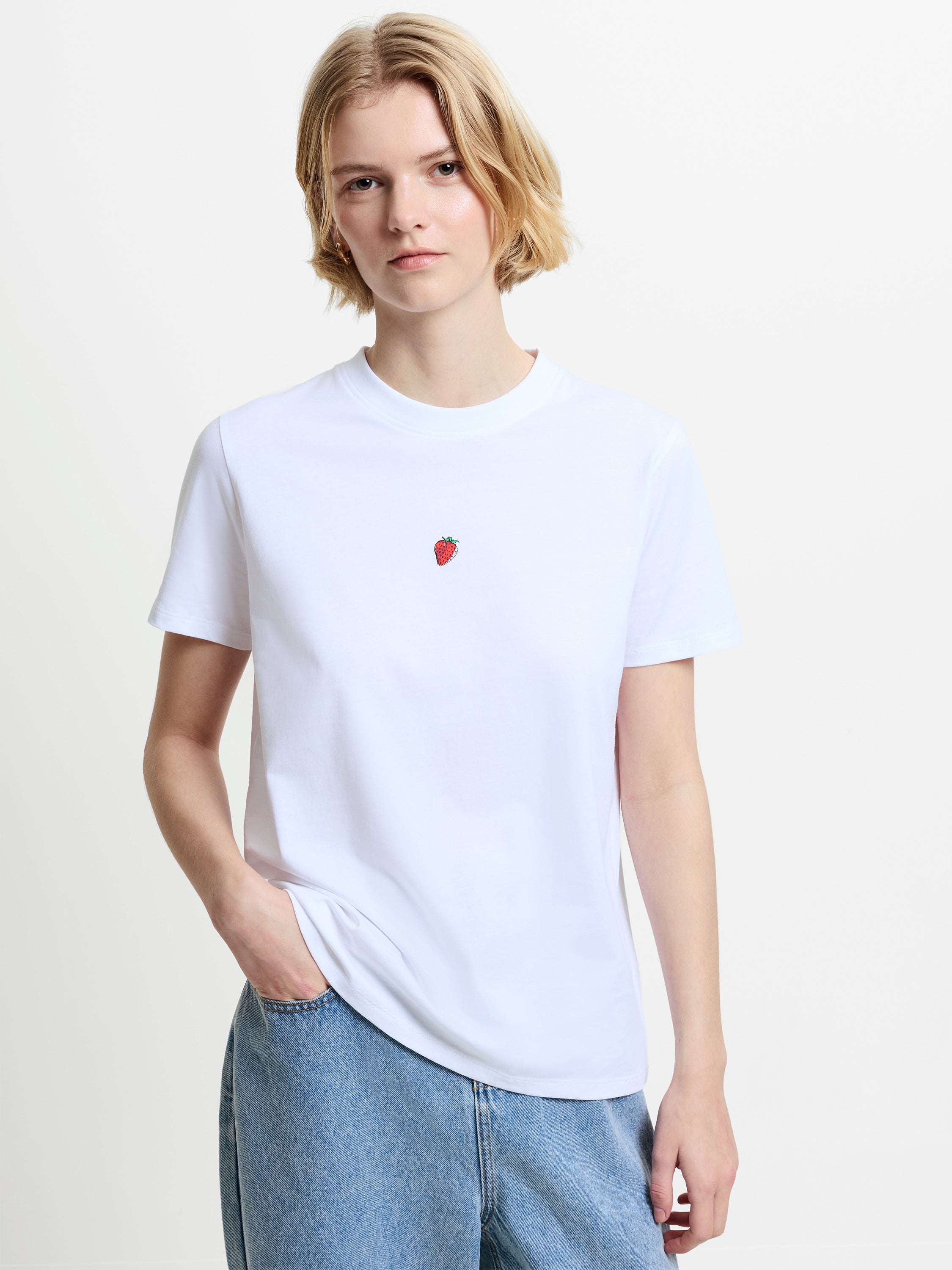 Strawberry Cocktail Graphic T-Shirt