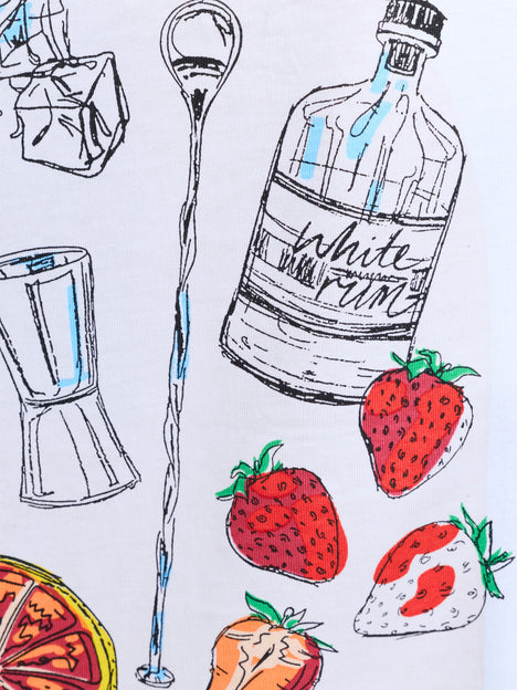 Strawberry Cocktail Graphic T-Shirt