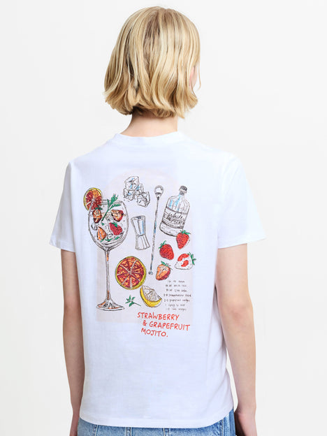Strawberry Cocktail Graphic T-Shirt