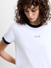 Cotton Jolie Graphic Ringer T-Shirt