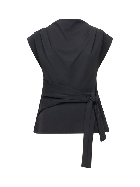 Zion Jersey Belted Shift Top