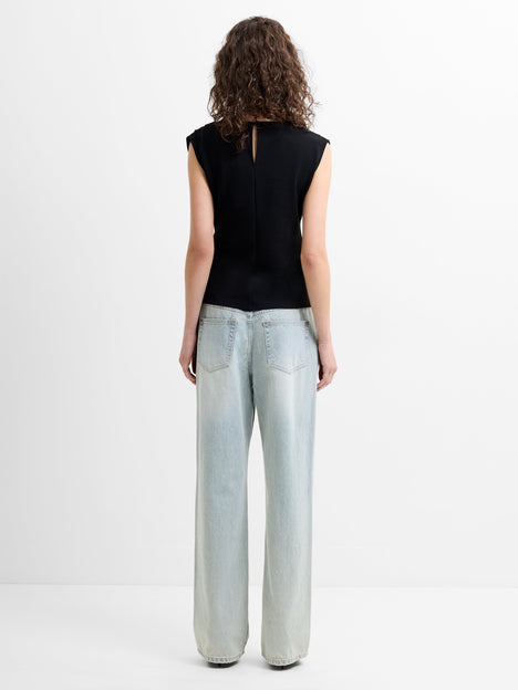 Zion Jersey Belted Shift Top