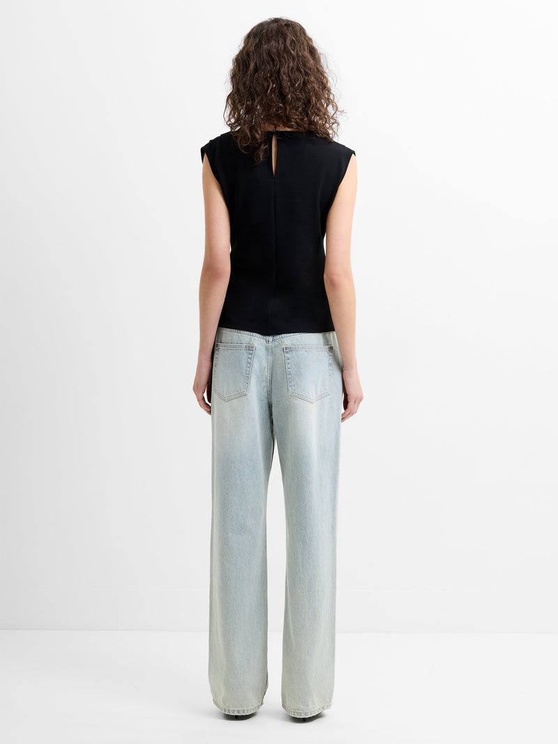 Zion Jersey Belted Shift Top