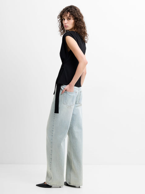 Zion Jersey Belted Shift Top