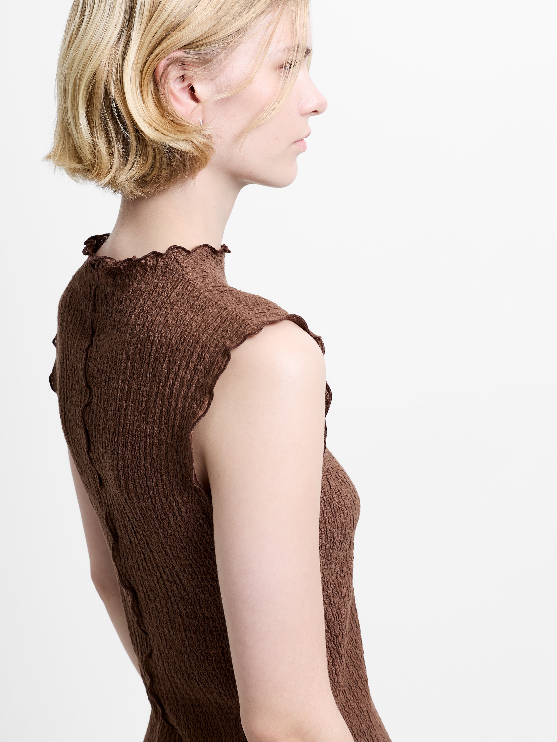 Andie Textured Sleeveless Top