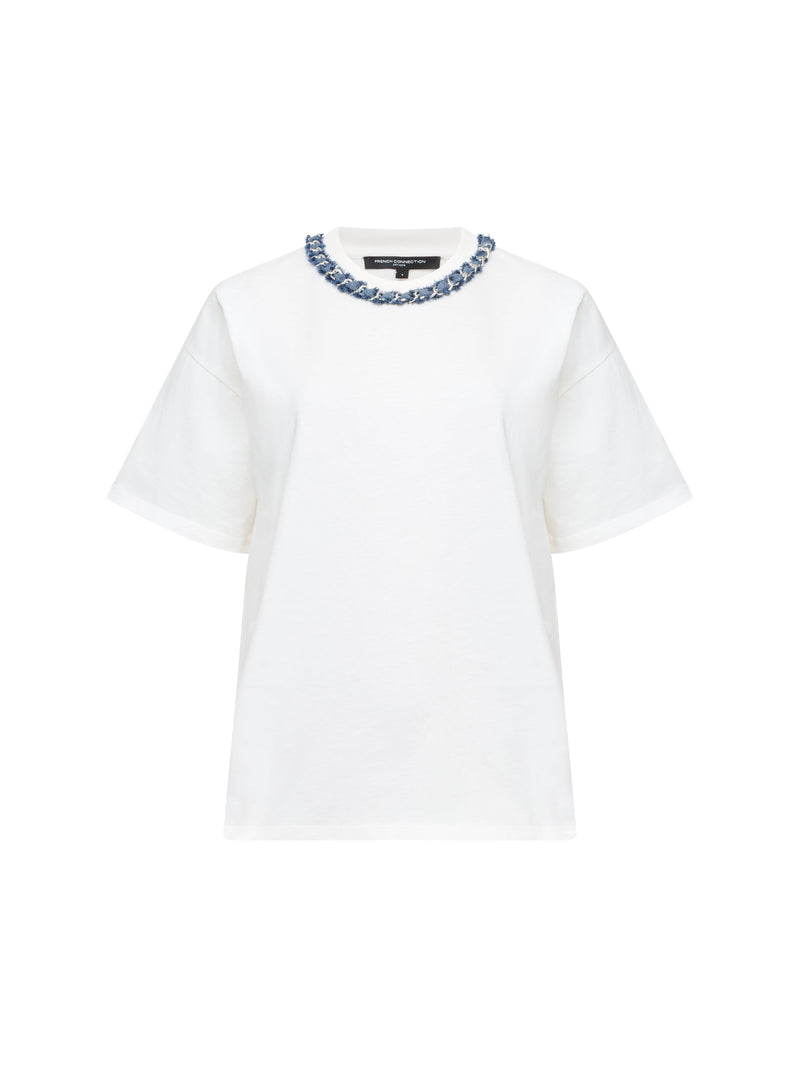 Aliyana Jersey Short Sleeve Chain T-Shirt