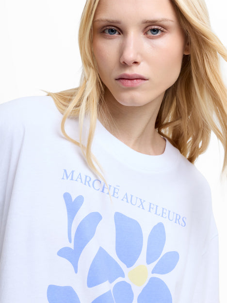 Flower Market Graphic T-Shirt
