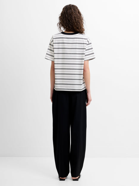 Pernille Jersey Striped Boyfriend T-Shirt