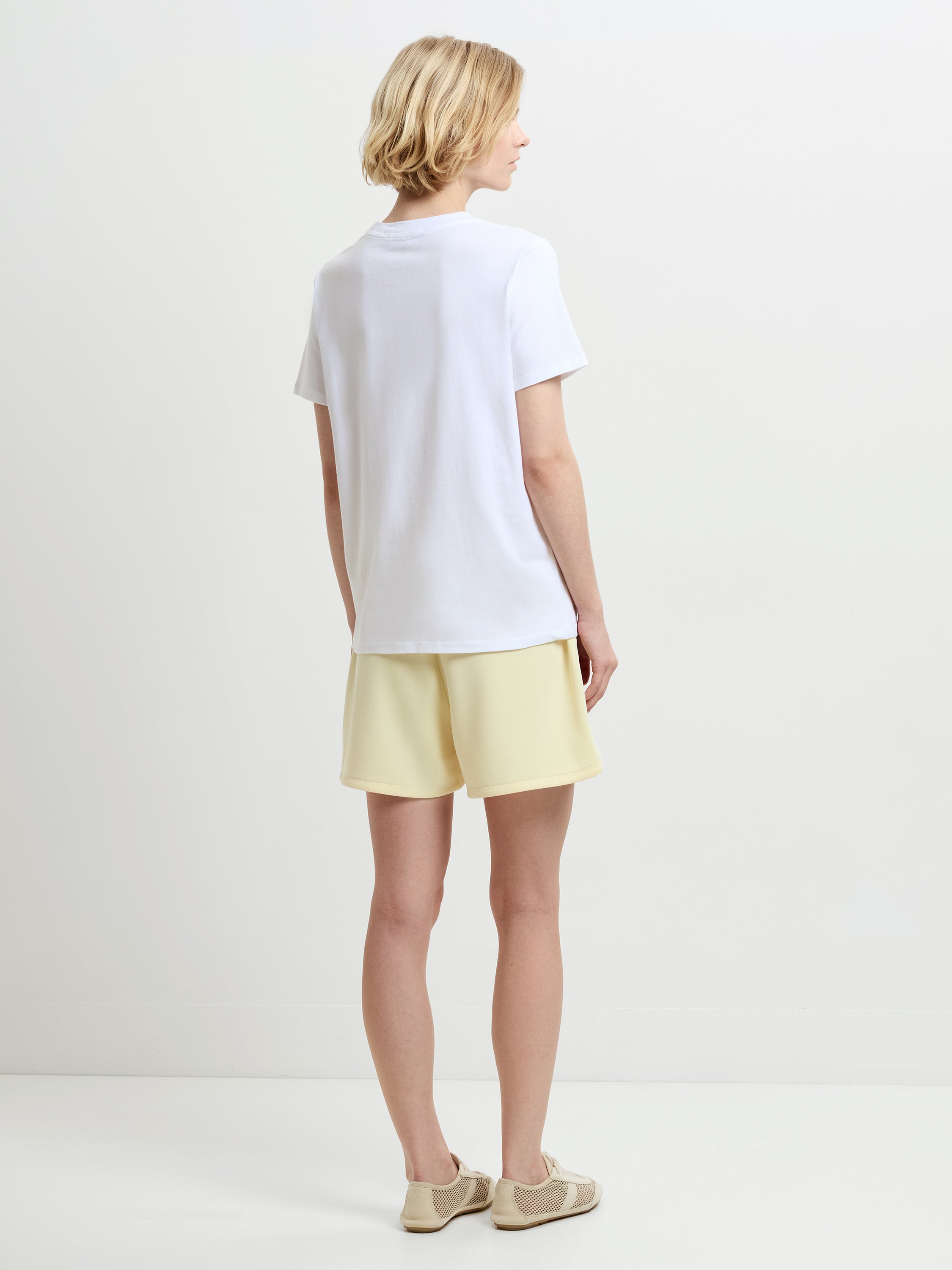 Lemons White Cotton Graphic T-Shirt