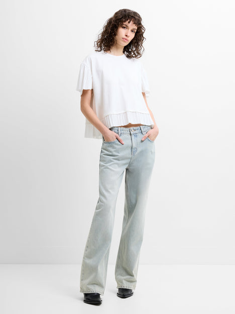 Rallie Plisse Trim T-Shirt