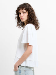 Rallie Plisse Trim T-Shirt