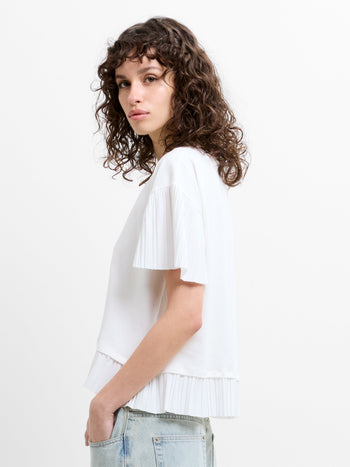 Rallie Plisse Trim T-Shirt