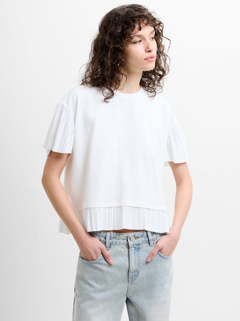 Rallie Plisse Trim T-Shirt