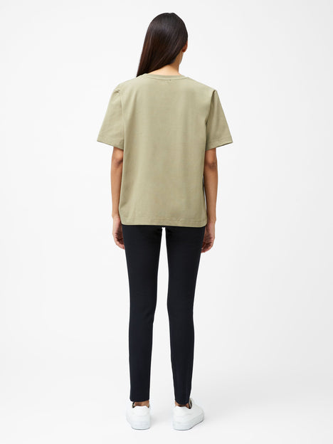 Rallie Cotton Rouched T-Shirt