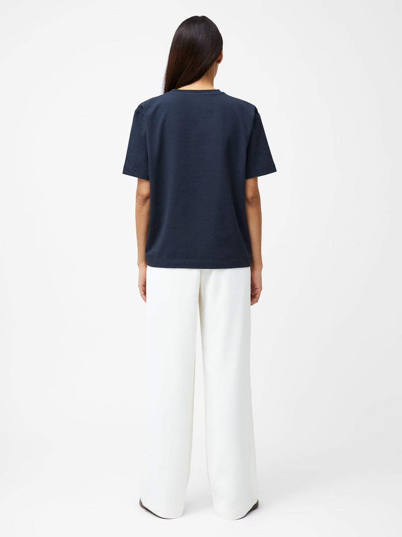 Rallie Cotton Rouched T-Shirt