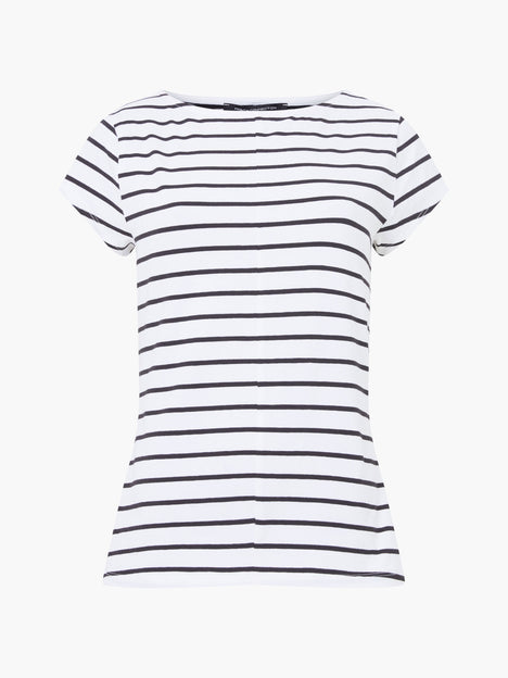 Rallie Stripe Fitted T-Shirt