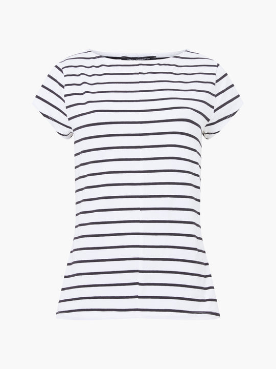 Rallie Stripe Fitted T-Shirt