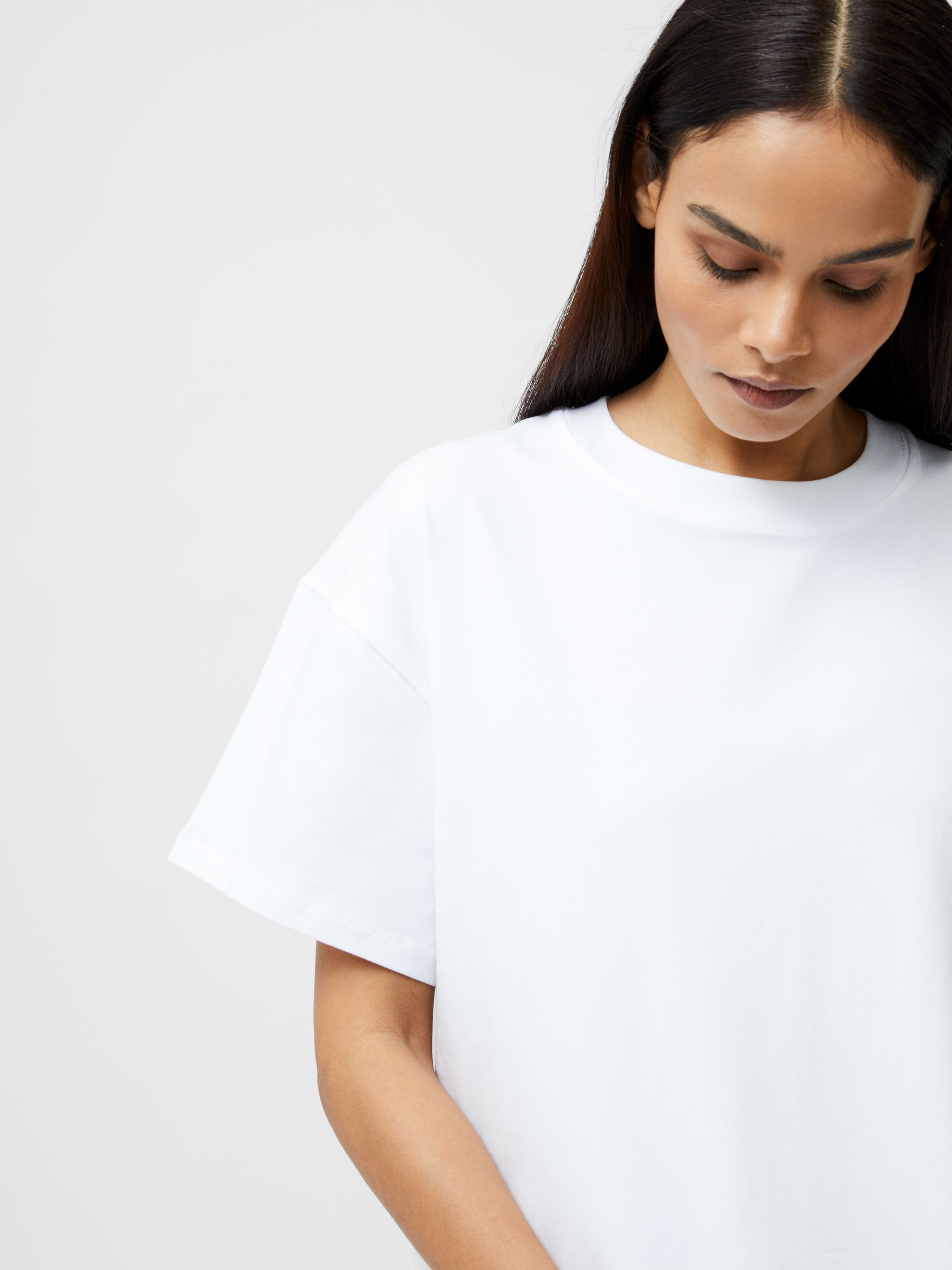 Rallie Oversized T-Shirt Linen White | French Connection EU