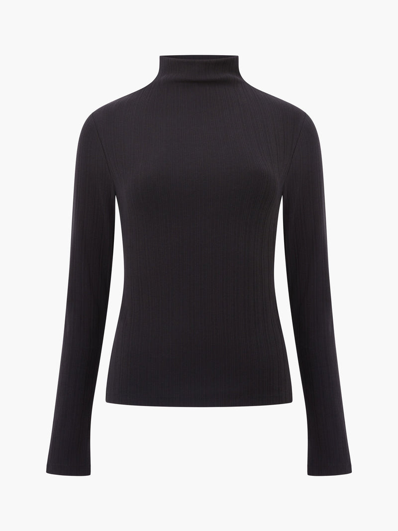 Sasia Long Sleeve Mock Neck Top