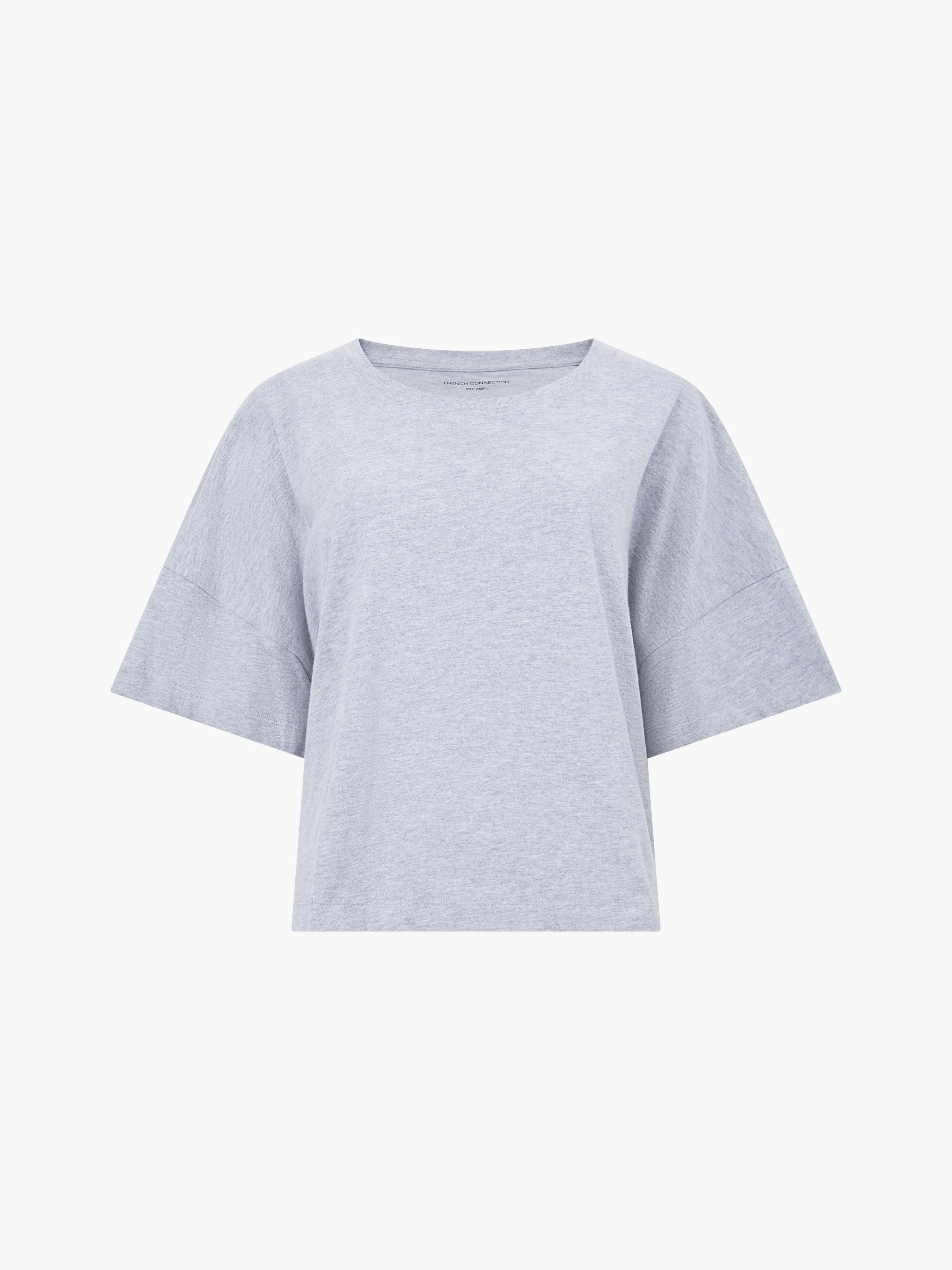 Brushed Stepped Hem T-Shirt