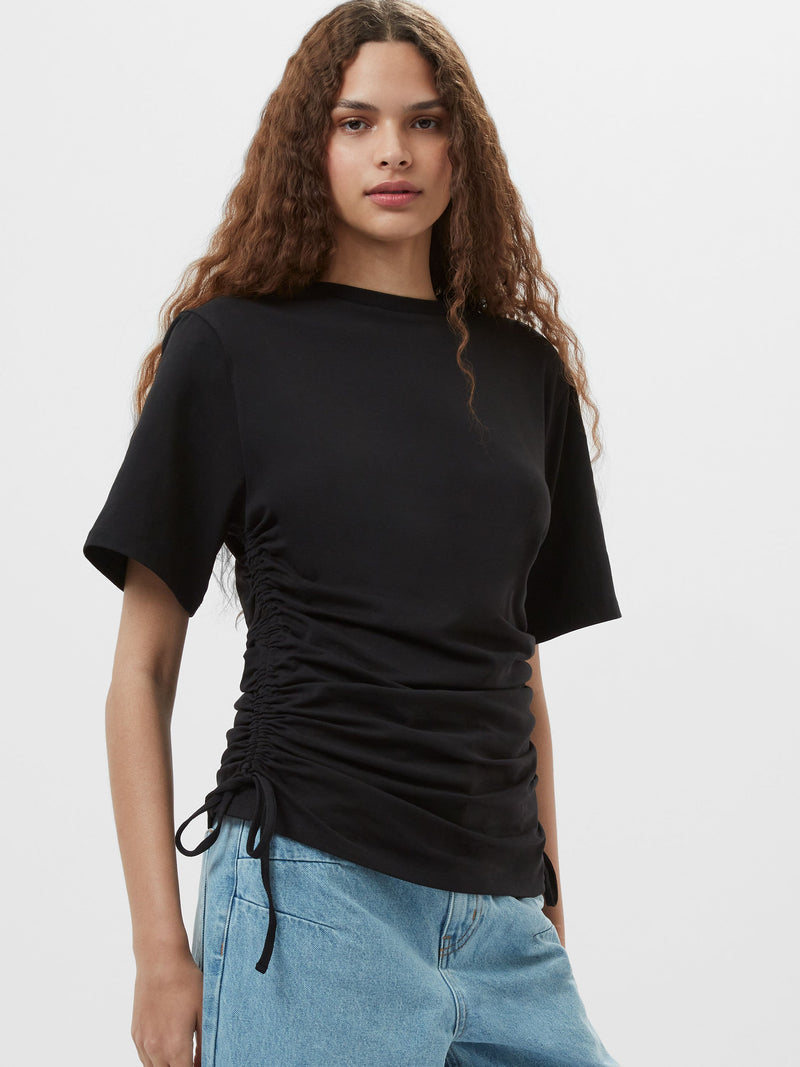 Rallie Ruched Drawstring T-Shirt