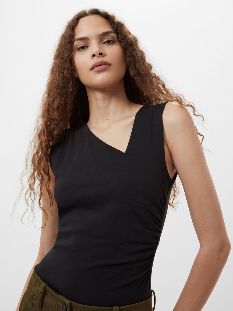 Rallie Gathered Asymmetric Bodysuit