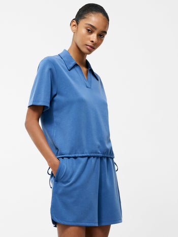 Wren Short Sleeve Polo Top