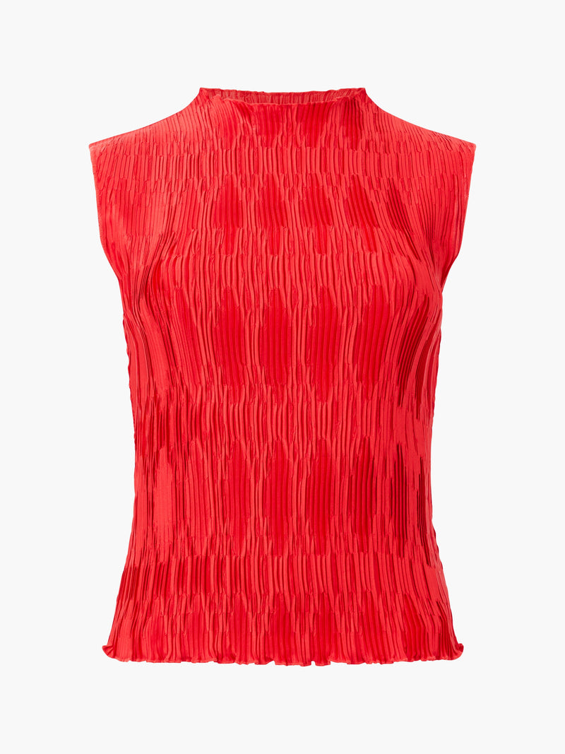 Moira Pleated Sleeveless Top