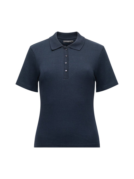 Ribbed Polo Shirt