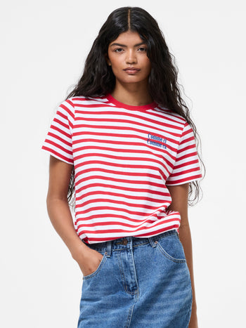 Comme Ci Comme Ca Striped T-Shirt