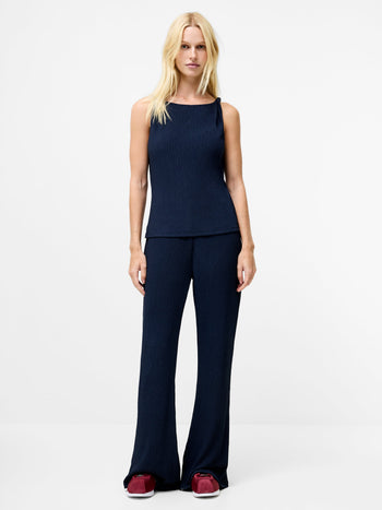 Meera Jersey Boat Neck Twist Straps Top