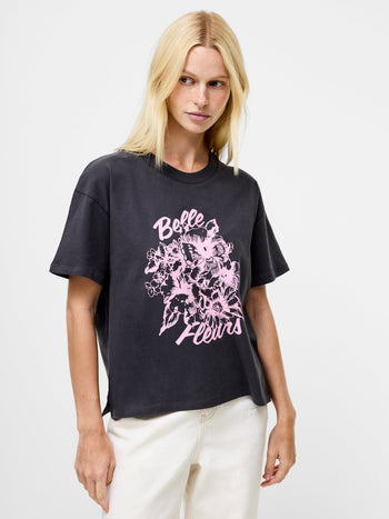 Belle Fleurs Peached Graphic T-Shirt
