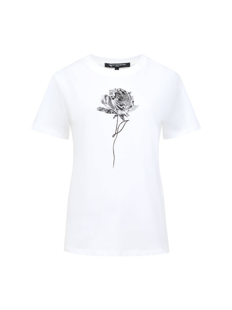 Rose Print Graphic T-Shirt