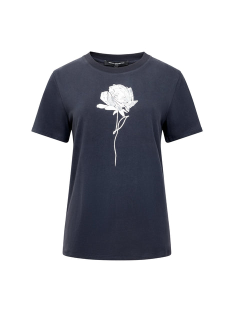 Rose Print Graphic T-Shirt