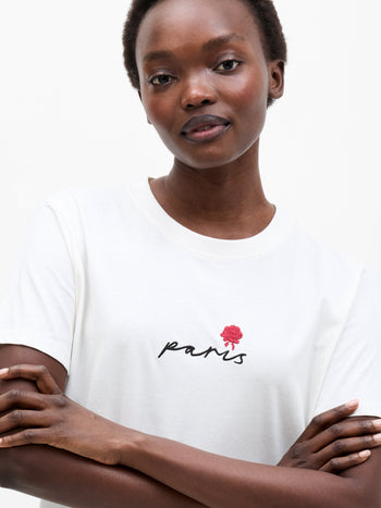 Paris Embroidered T-Shirt