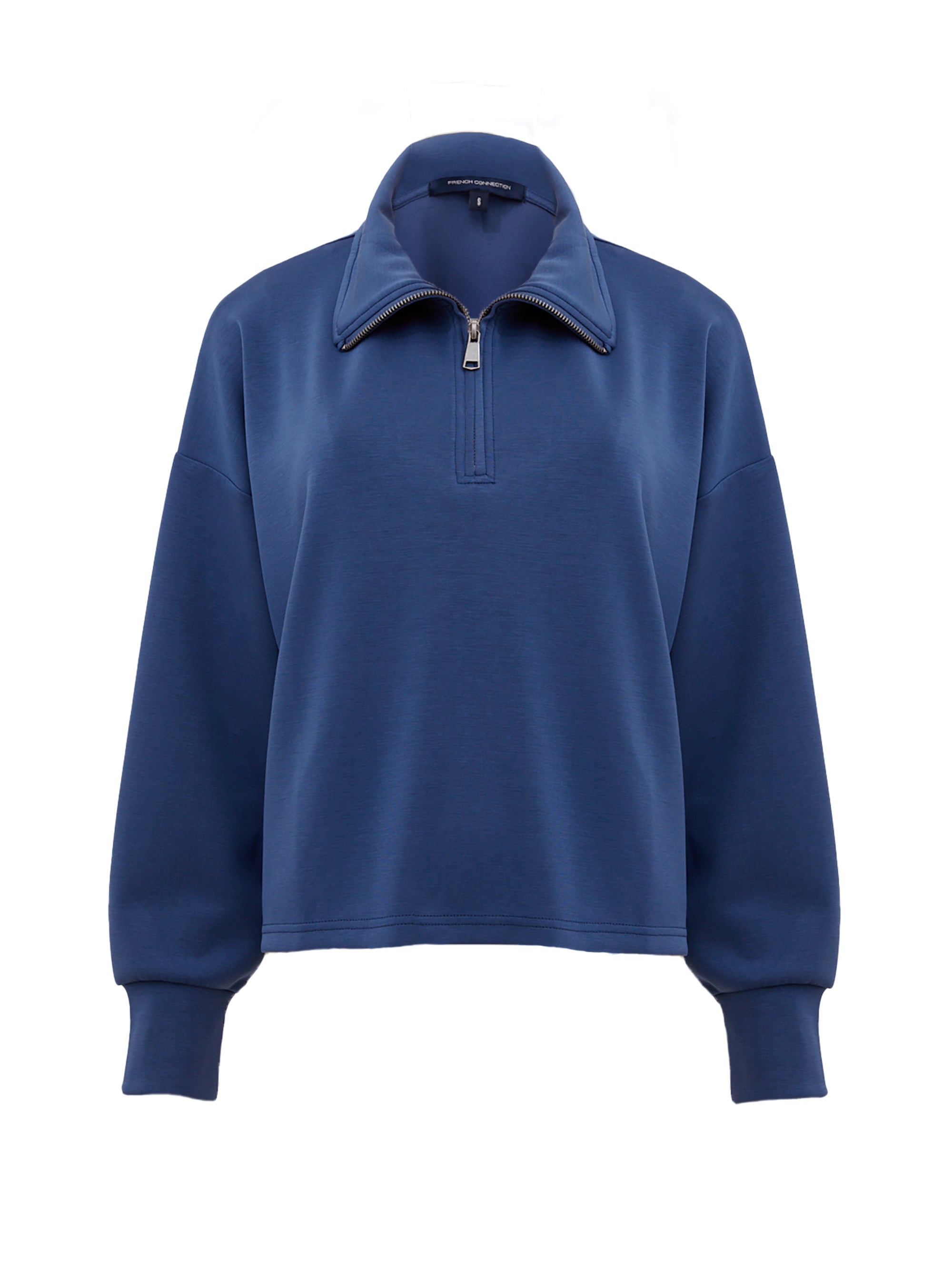 Wren Half Zip Sweater Midnight Blue | French Connection EU