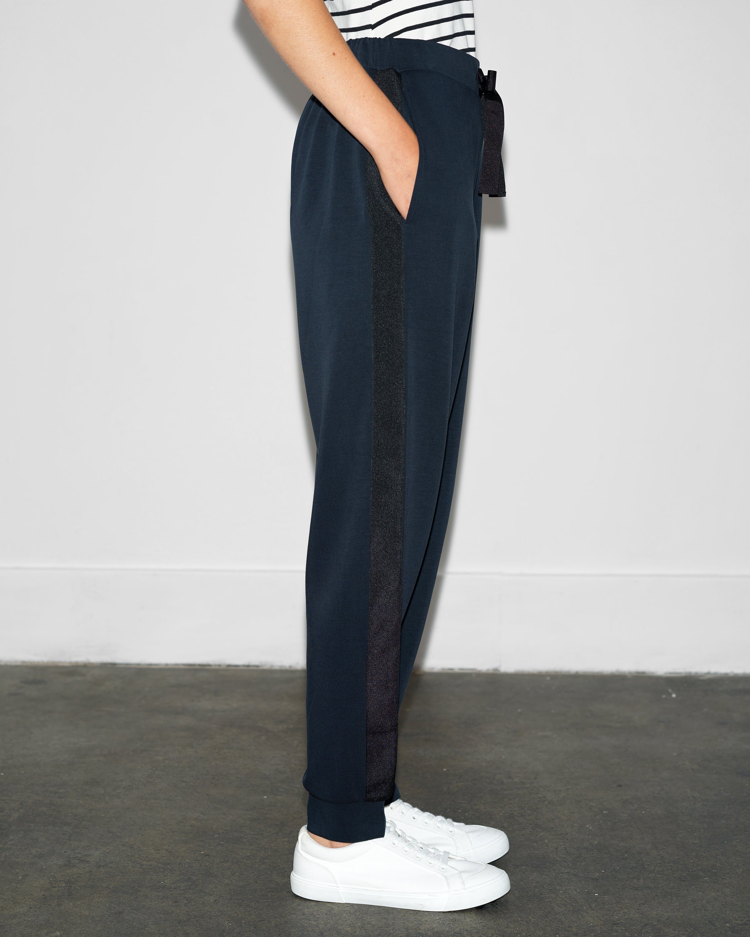 Wren Side Trim Tie Waist Trousers
