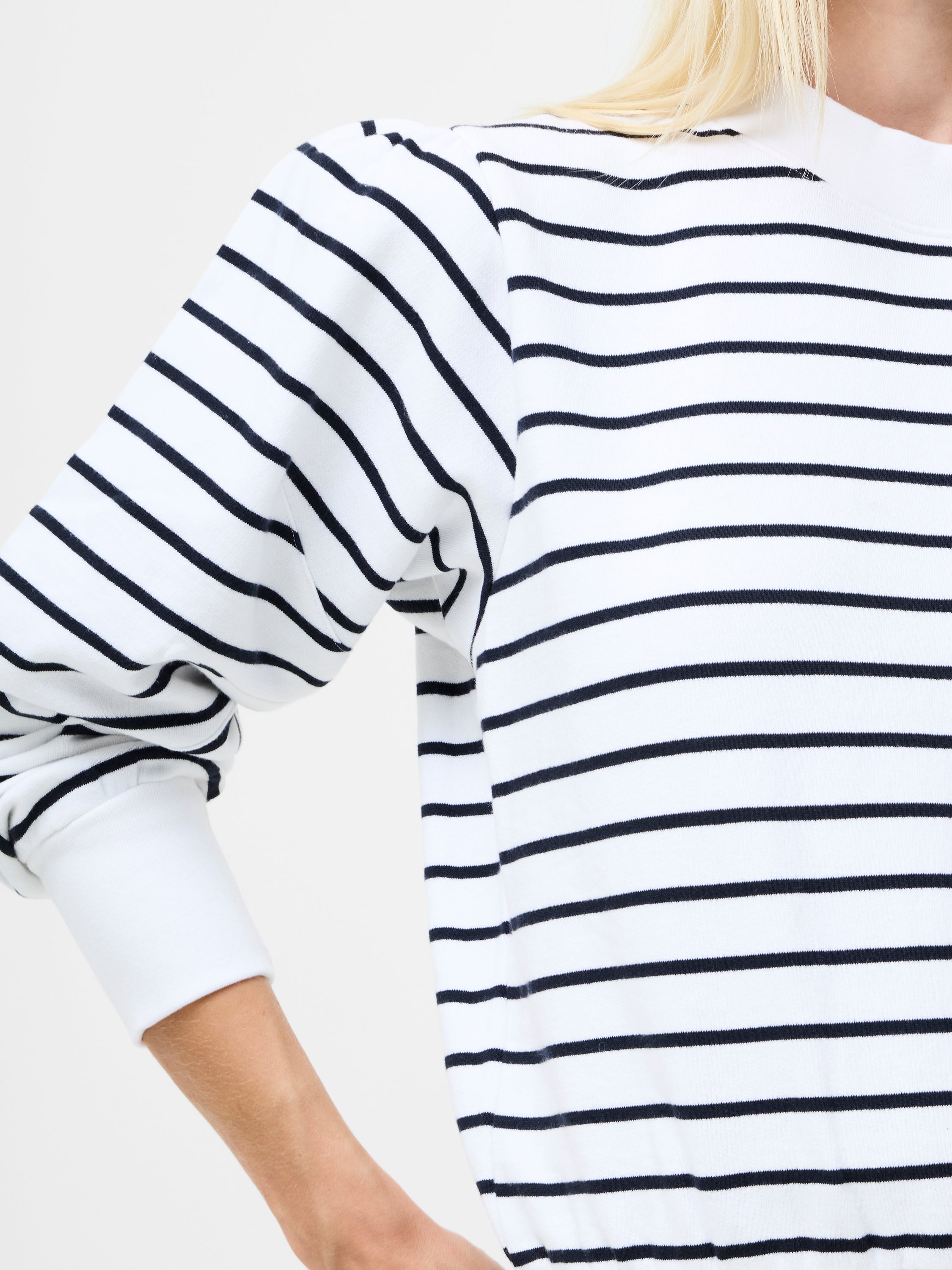 Sunday Sweat Striped Sweatshirt