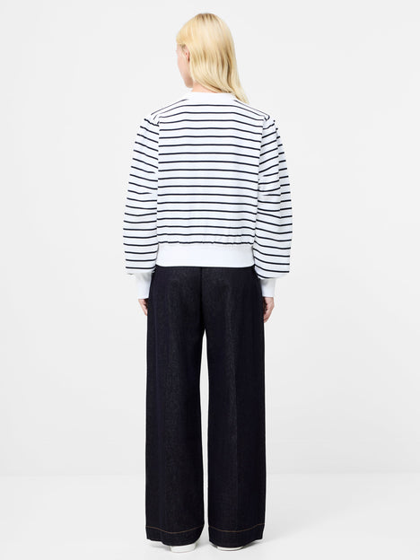 Sunday Sweat Striped Sweatshirt