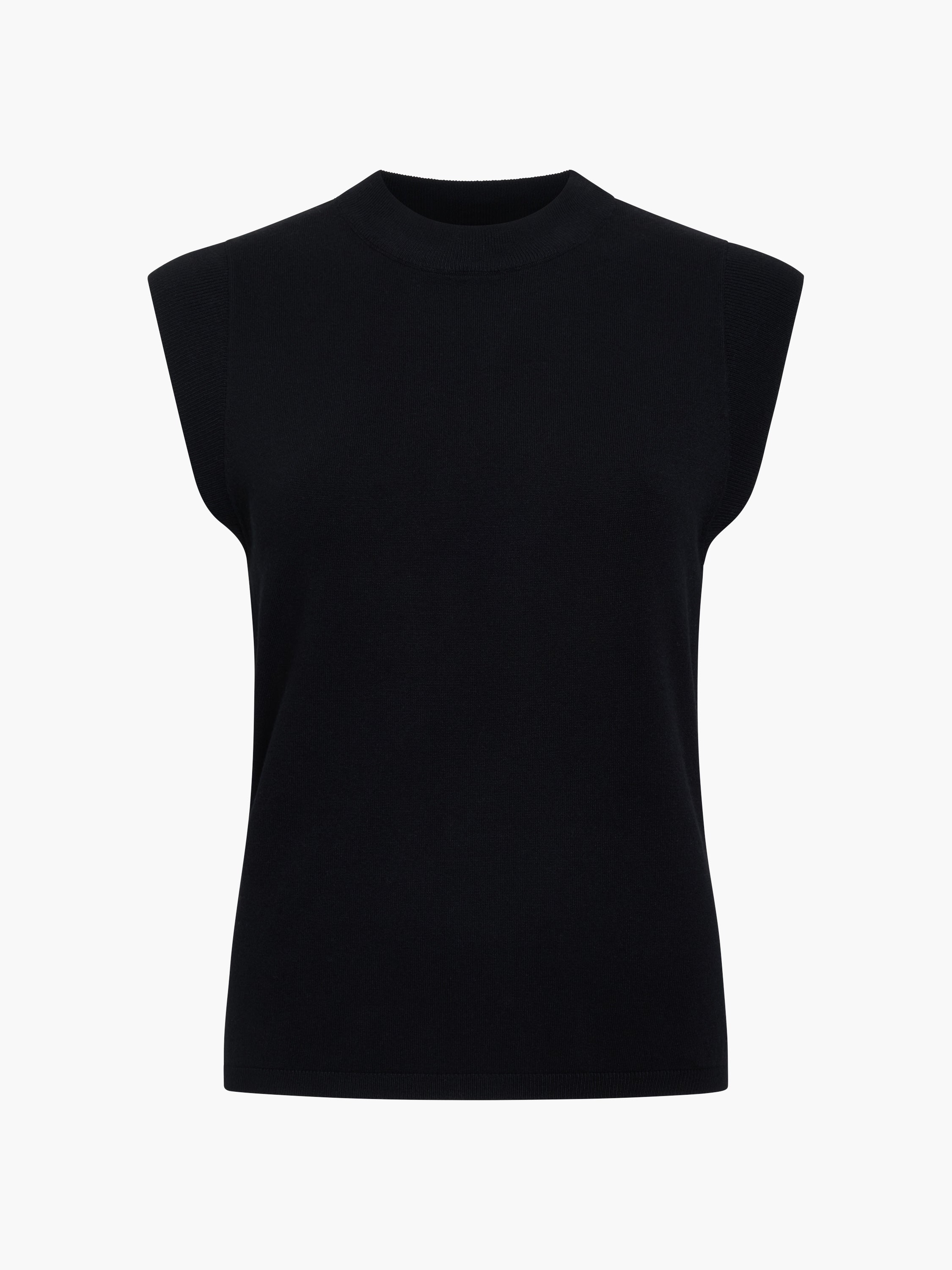 Ilene Black Tie Back Knit Top