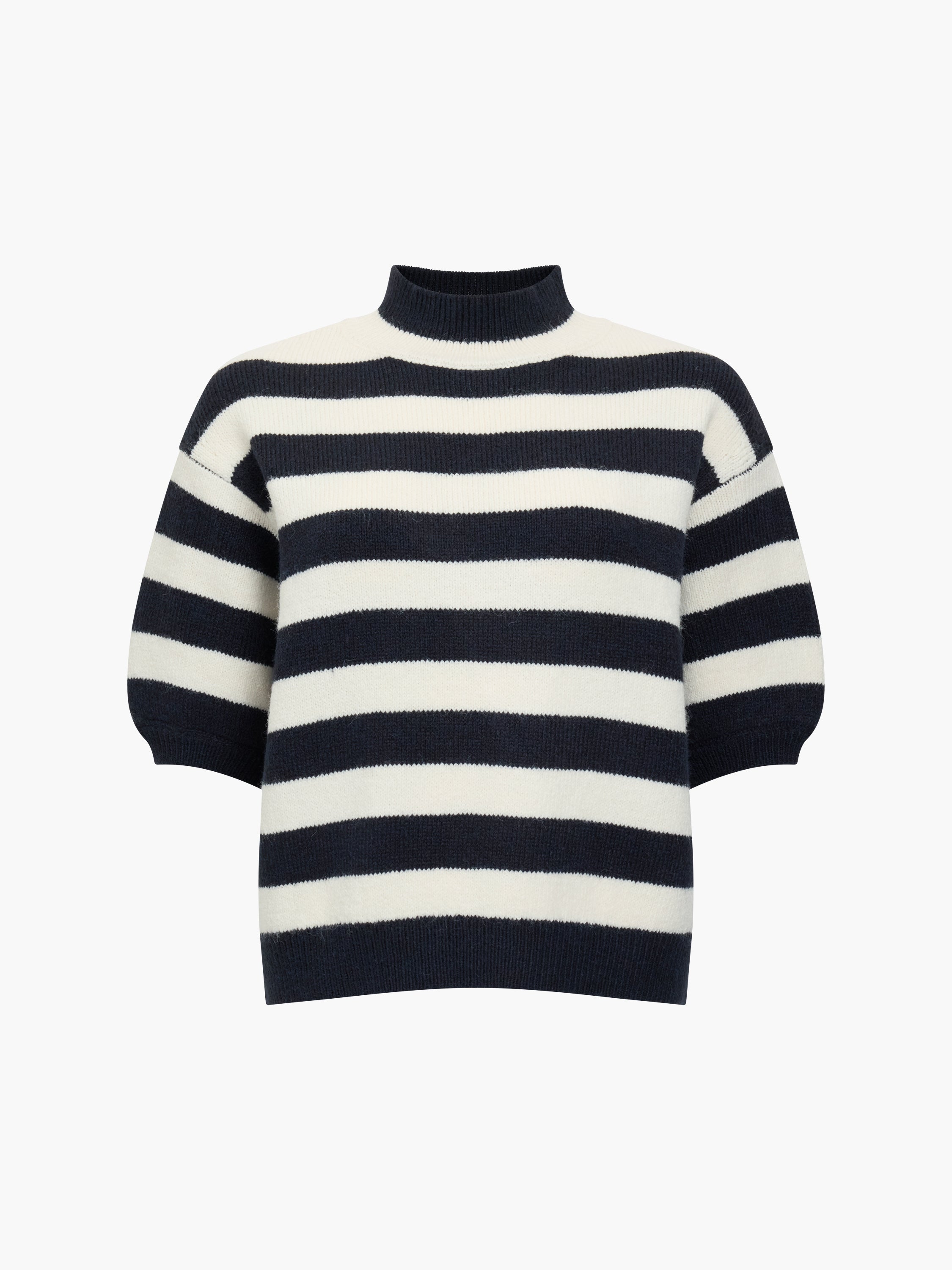 Larisa Knit Short Sleeve Striped Jumper
