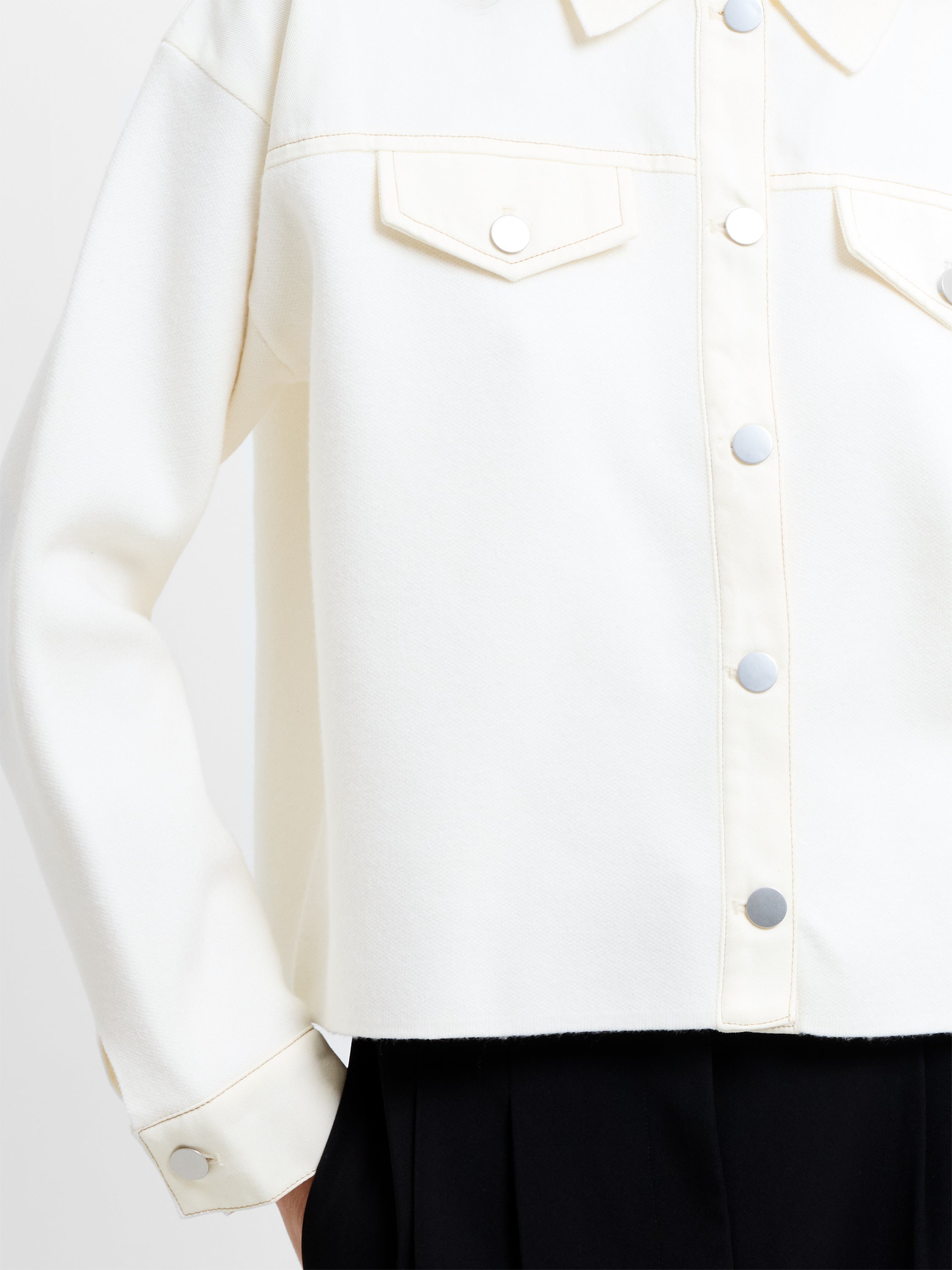 Cersei Knit Denim Mix Jacket