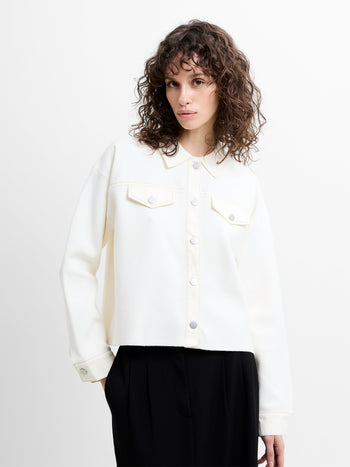 Cersei Knit Denim Mix Jacket