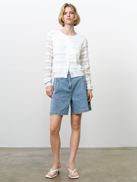 Krista Lace Mix Cardigan