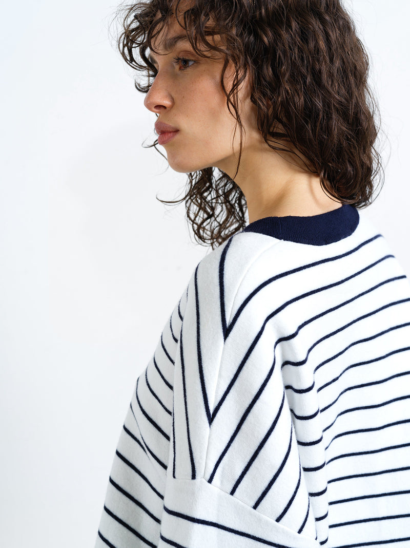 Marley Knit Striped Crew Neck Jumper