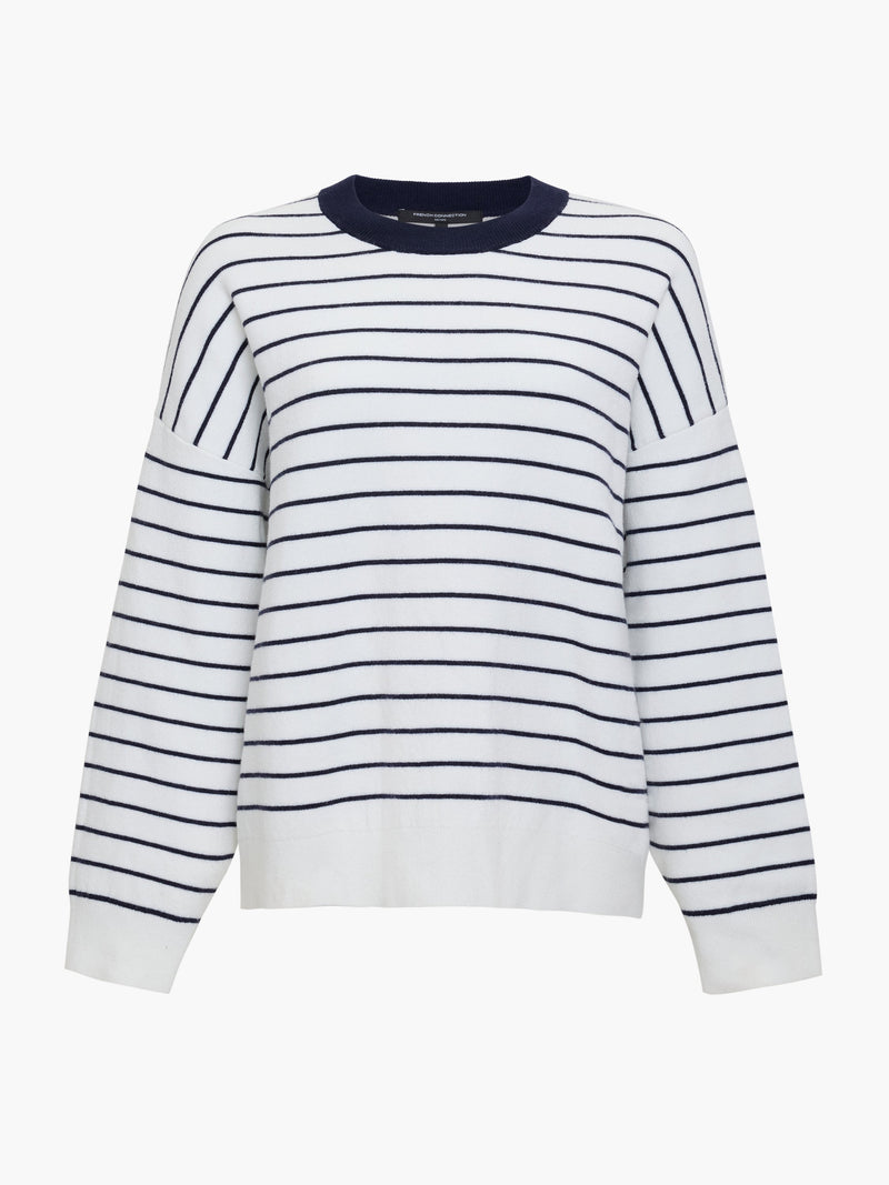 Marley Knit Striped Crew Neck Jumper