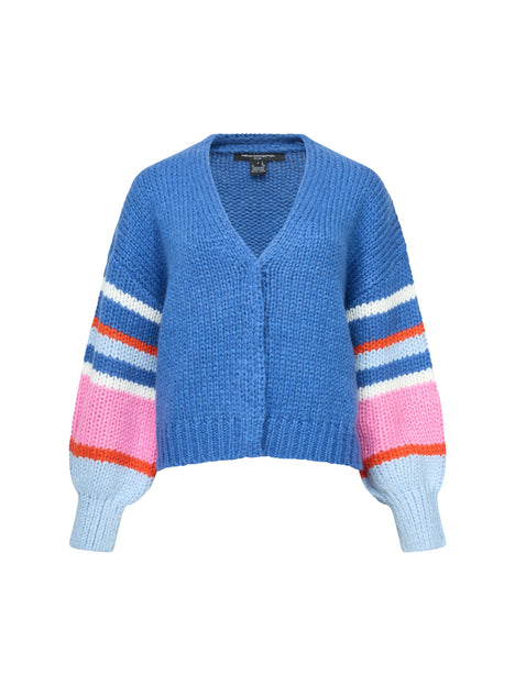 Monroe Colour Striped Sleeve Cardigan