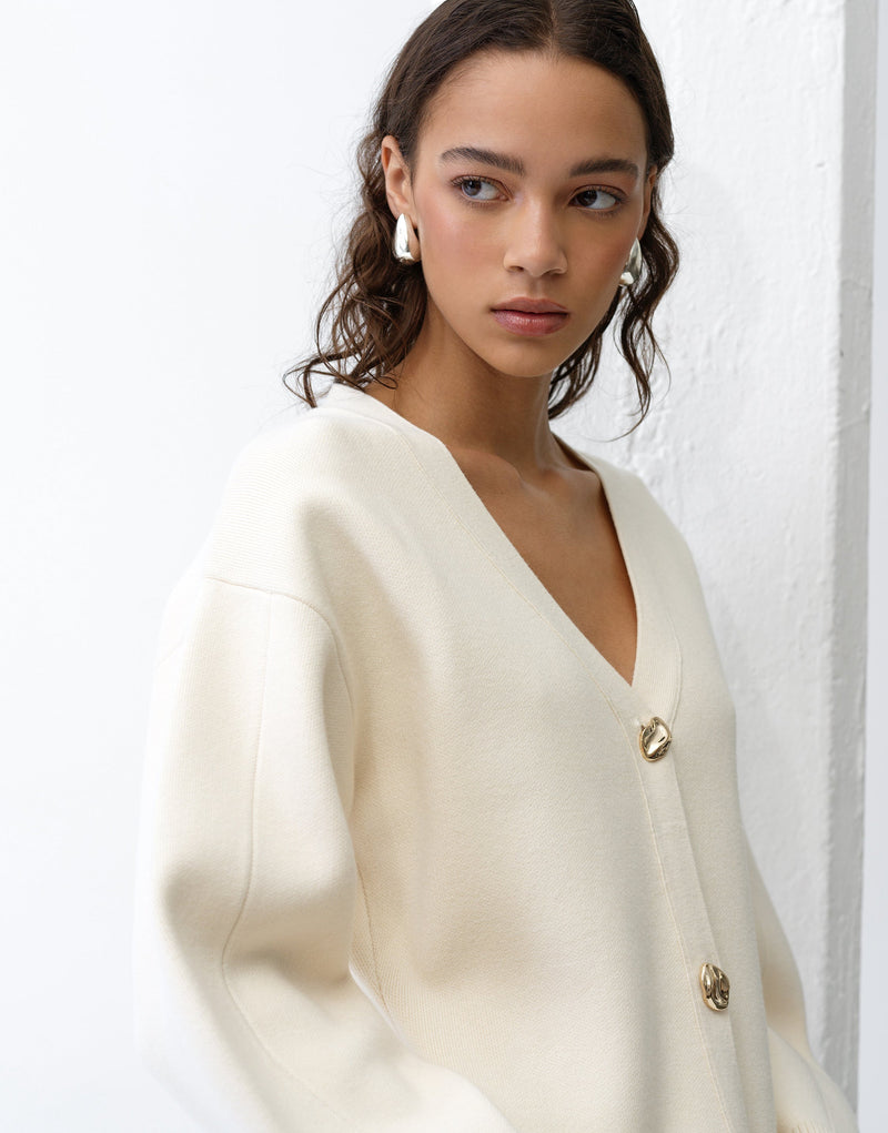 Missy Knit Cinched Waist Cardigan